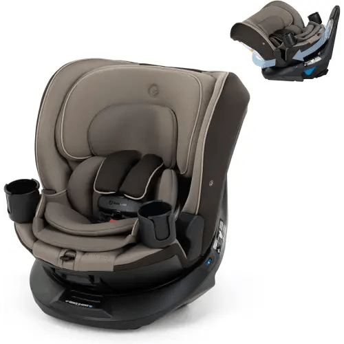 Maxi-COSI Andi 360 Rotating All-in-One Baby Convertible Car Seat, Rear Facing, Forward Facing Infant Toddler Booster, Easy Rotation, Tension System, Harness Adjust, Truffle