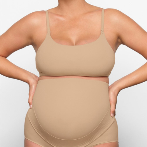 FITS EVERYBODY MATERNITY PUMPING SCOOP BRALETTE | CLAY