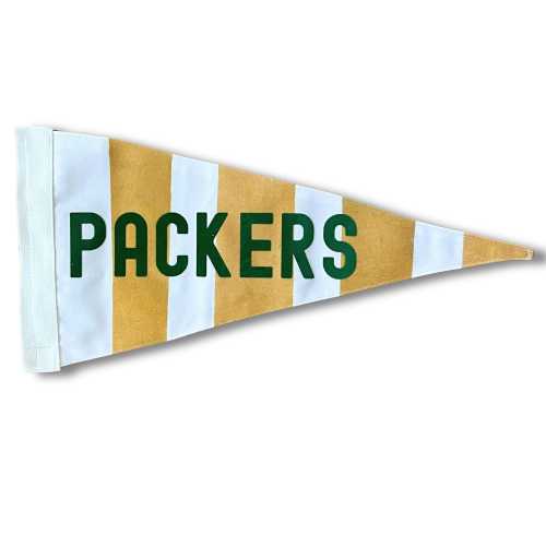 Vintage Style Packers Football Pennant Flag