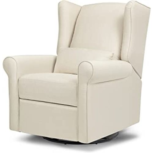 DaVinci Hayden Recliner and Swivel Glider in Natural Oat, Greenguard Gold & CertiPUR-US Certified