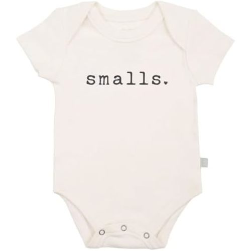 Finn + Emma Organic Cotton Graphic Baby Onesie - Gender Neutral Bodysuits for Babies 0-12 Months in Multiple Sizes and Styles