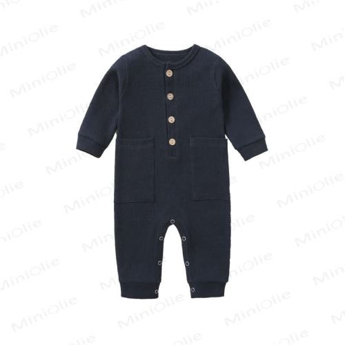 Baby Solid Color Newborn Romper