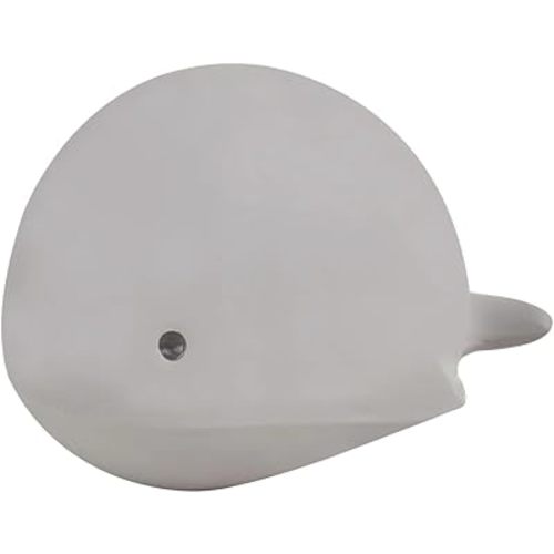 Tikiri Toys Ocean Buddies Whale Natural Rubber Rattle (Gray)