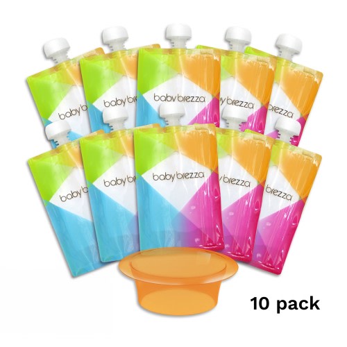 Baby Brezza Food Pouches With Funnel 10 Pack