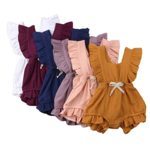 SIERRA Ruffle Romper - Hazel & Bo