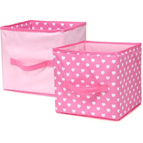 Little Bedding by Nojo Sweet Dreams Collapsible Storage Bin, 2pk