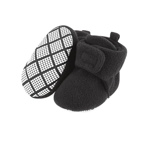 Baby Booties Fleece Unisex Cozy Soft Warm Non-Slip Shoes First Walkers Newborn to 18 Months Winter Autumn