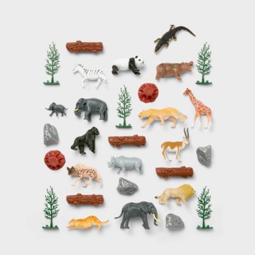 Safari Animal Figure - 30pc - Gigglescape™