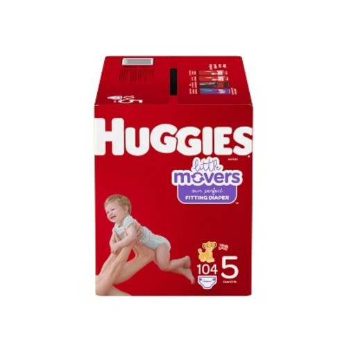 Huggies Little Movers Diapers (Size 5 - 104 Count)