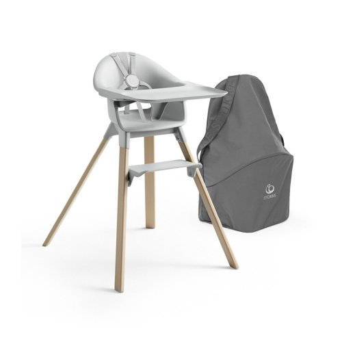 Stokke® Clikk™ Grey High Chair Travel Bundle