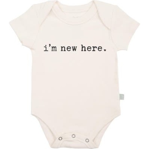Organic Baby Braphic Bodysuit | I'm New Here, 0-3M