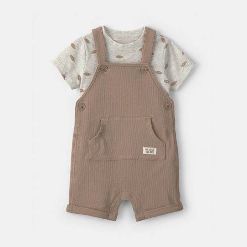 Baby Boy Carter's 2-Piece Football Shortall & T-Shirt Set