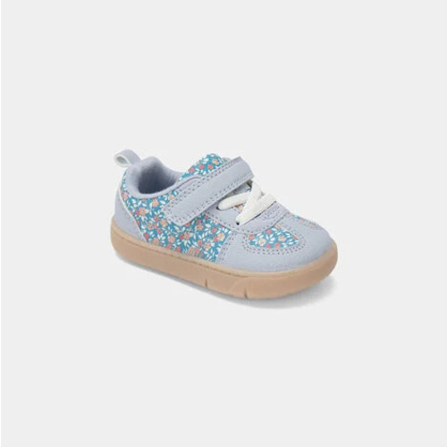 Baby Girl Every Step® First Walker Floral Casual Shoes - Blue | Carter's