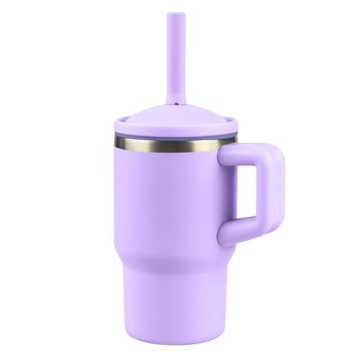 Re-Play 10oz Recycled Stainless Steel Mini Tumbler for Toddlers - Lavender: Includes Straw, Double-Wall Construction, BPA-Free