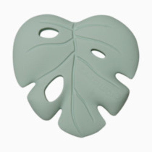 Loulou Lollipop Silicone Teether - Monstera Seafoam