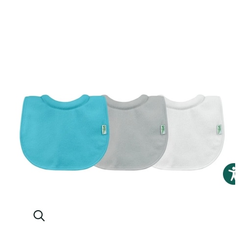 green sprouts® Stay-dry Milk-catcher Bibs (3 pack)