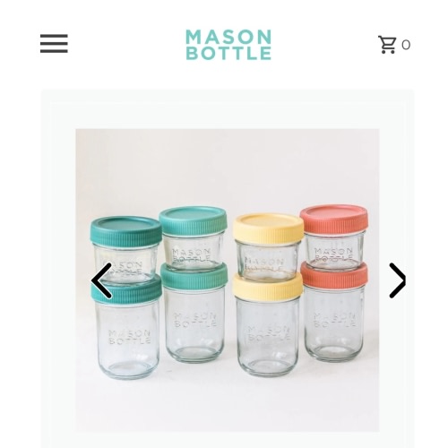 Breastmilk Storage Jar Set – Mason Bottle