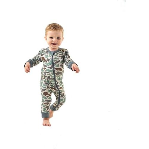 Burlebo Baby Zip Up – Soft Performance Fabric with Fold-Over Cuffs