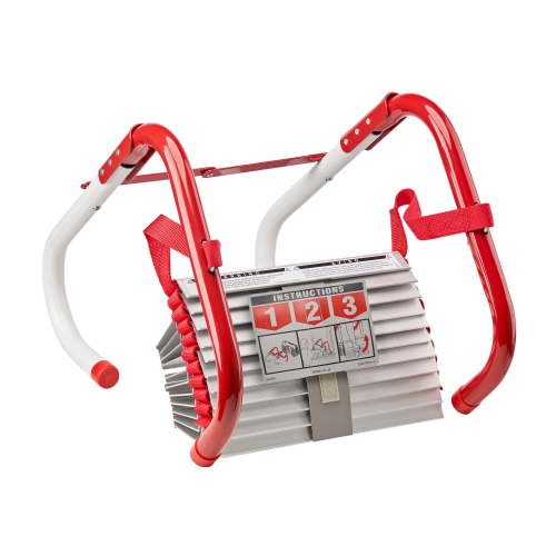 Free Shipping! Kidde Fire Escape Ladder 2-Story 13 Feet with Steel Anti-Slip Rungs, Supports up to 1000 Pounds