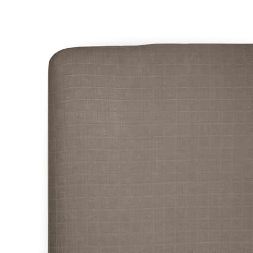 Little Unicorn Premium Crib Sheet | Breathable & Super-Soft Muslin Fabric (Mocha)