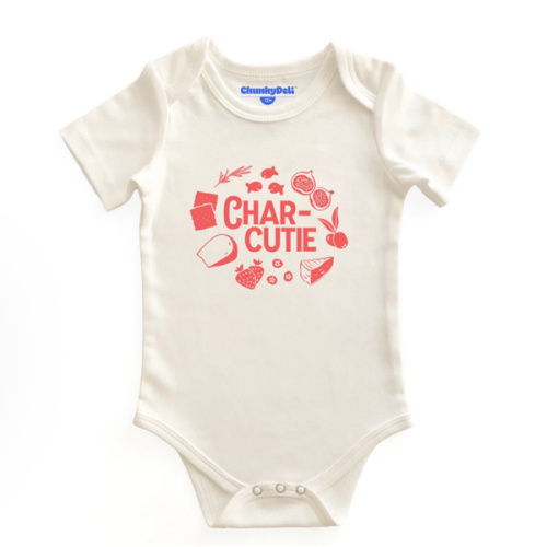 Char-cutie Baby Bodysuit | 100% Cotton and Machine Washable – Chunky Deli
