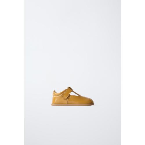 BAREFOOT LEATHER SHOES - Brown | ZARA United States