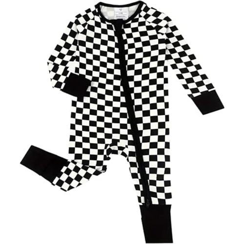 Bow Dream Baby Bamboo Rayon Pajamas,Newborn Sleepers for Girls and Boys