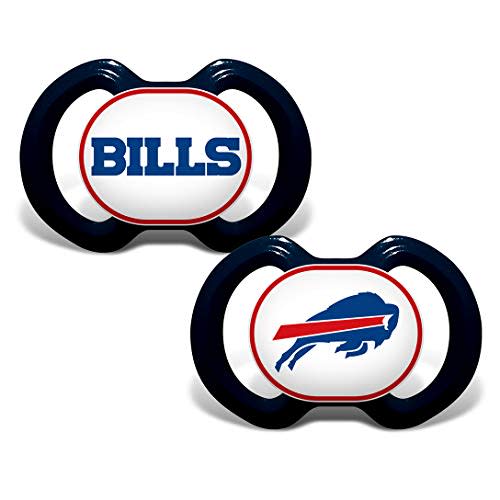 BabyFanatic Pacifier 2-Pack - NFL Buffalo Bills - Officially Licensed League Gear