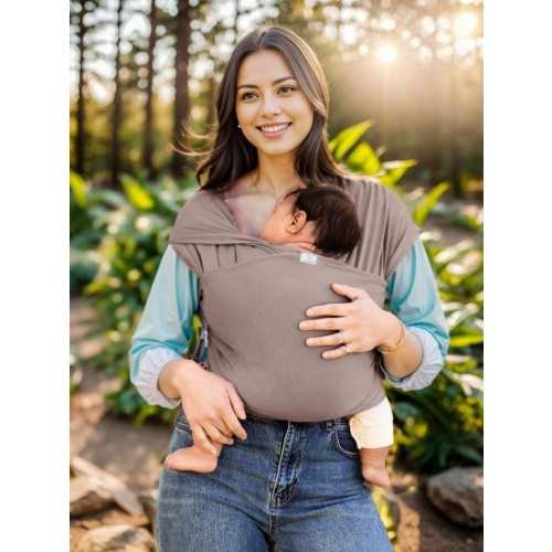 Ergonomic Baby Wrap Carrier | Breathable Cotton Stretch Sling for Newborns
