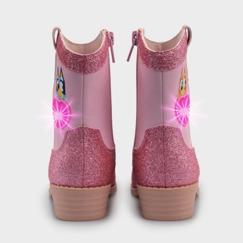 Toddler Bluey Western Boots - Pink 8T