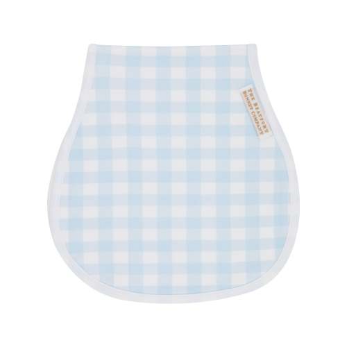 Oopsie Daisy Burp Cloth Buckhead Blue Gingham
