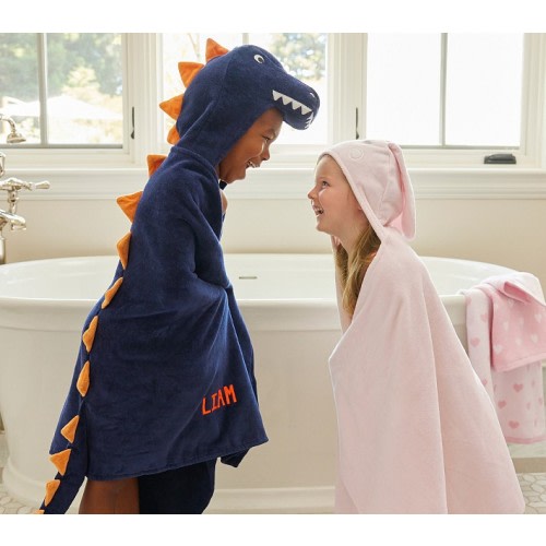Critter Plush Kid Hooded Towel Collection