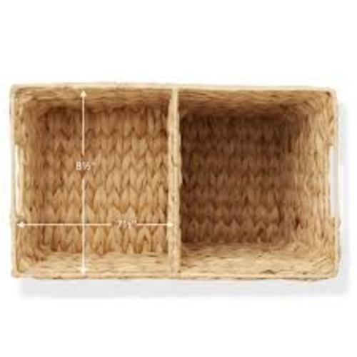 Casafield Stair Step Basket with Handles, Natural - Woven Water Hyacinth Staircase Basket Storage Bin Organizer - Google Search