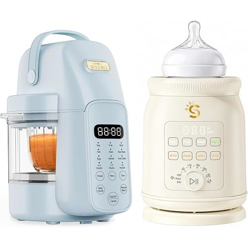 SosekiBaby Tibio Baby Bottle Warmer & Tutto Baby Food Maker Bundle