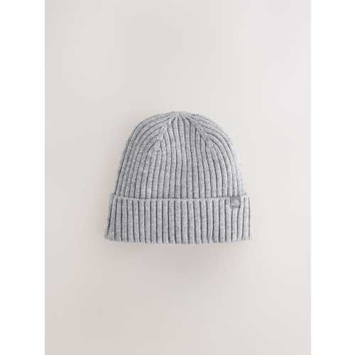Grey Knitted Beanie Hat (1-16yrs)