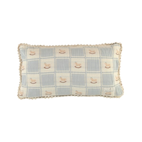 Bebe Organic - Rocking Horse Pillowcase (Blue)