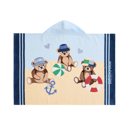 Teddy Bear Baby Beach Hooded Towel UPF 50+
