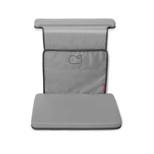 Skip Hop Baby Bath All-in-One Elbow Saver and Kneeler, Moby, Grey