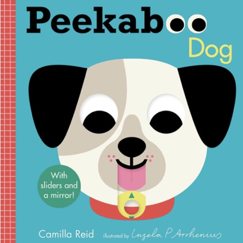 Peekaboo: Dog: (An Interactive Board Book for Babies & Toddlers with Mirror & Sliders to Push, Pull, or Turn. Cute Artwork Features Puppies Sleeping, Wagging Tails, & More.)