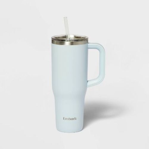 Stainless Steel Tumbler with Straw - Embark™