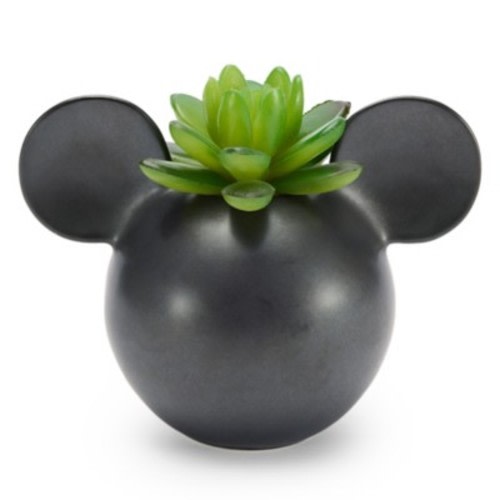 Mickey Mouse Icon Faux Succulent Ceramic Holder | Disney Store