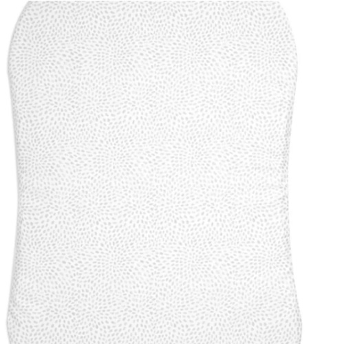 HALO - BassiNest Fitted Sheet 100% Cotton | Pebble - white