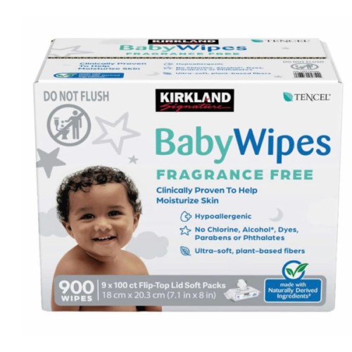 Kirkland Signature Baby Wipes Fragrance Free