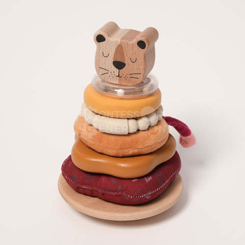 Montessori Little Lion Stackker - Adorable & Educational!