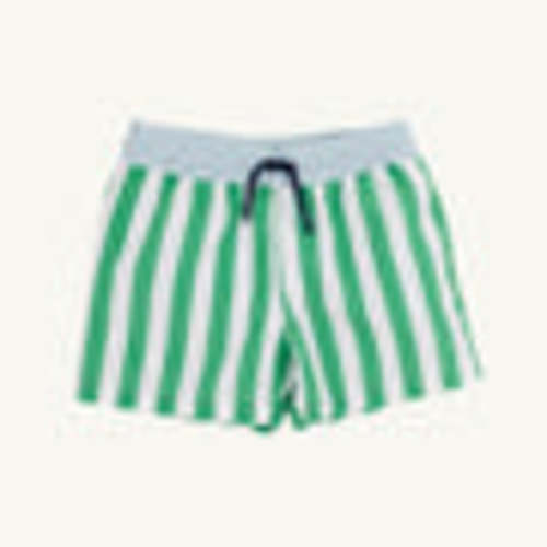 Turtle Bay Trunks - Kiawah Kelly Green Stripe with Buckhead Blue