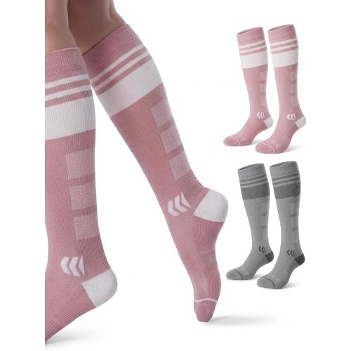 Momcozy Compression Socks for Women, 20-30 mmHg for Flying, Travel & Sports