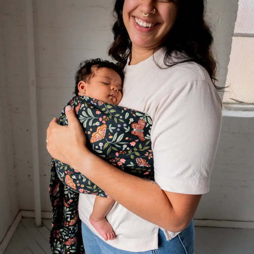 Night Garden Ring Sling | Baby Carriers | hope&plum Baby Wrap Carrier