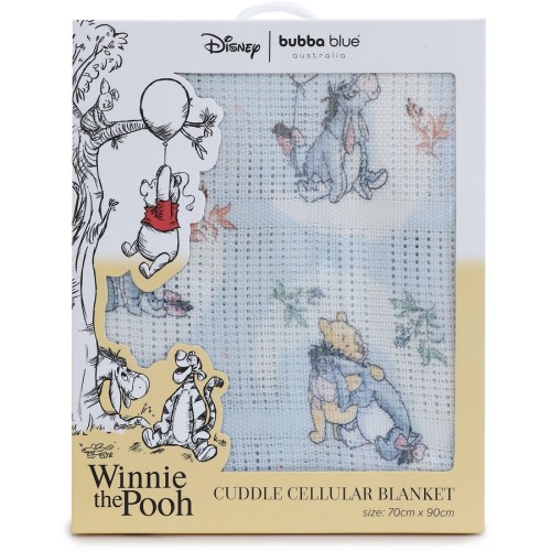 Winnie The Pooh Eeyore Cuddle Cellular Blanket