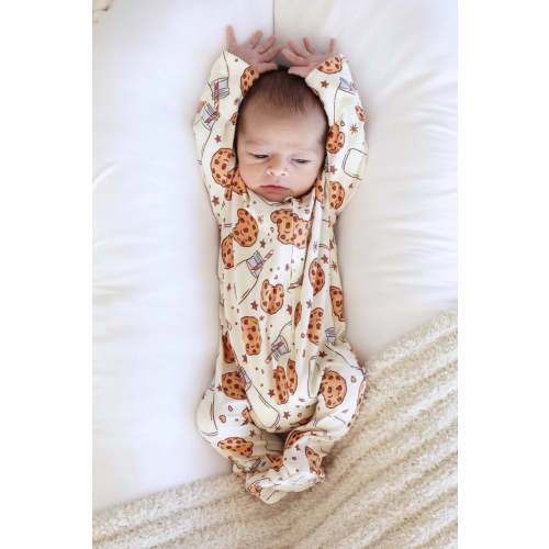 Cookie Cuddles Zipper Footie