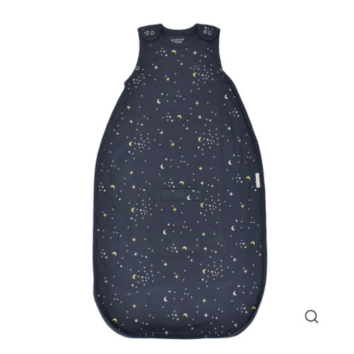 Ecolino® Adjustable Baby Sleep Bag, Organic Cotton, Universal Size: 2 Months - 2 Years, Milky Way Ink